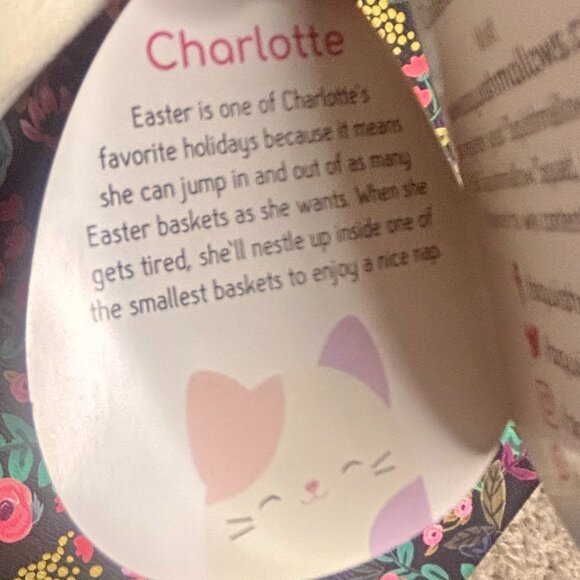 NWT Lot Miley the Llama & Charlotte the Calico Cat Squishmallows Easter Squad 5" - Picture 7 of 7